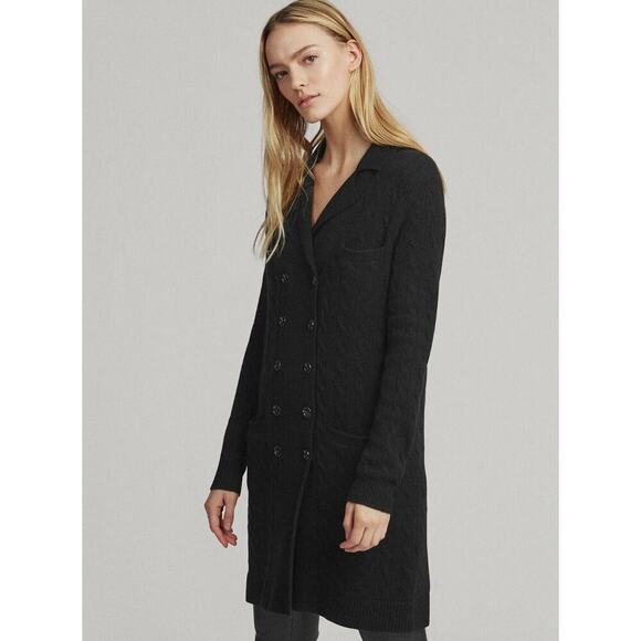 Polo Ralph Lauren 100% Cashmere Double Breasted Soft Cable Knit Sweater Cardigan - Picture 2 of 7